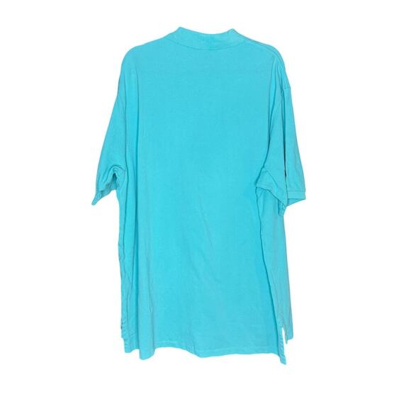 Polo by Ralph Lauren Shirt Men's 2XLT 2XL Tall Aqua Blue Turquoise Short Sleeve - Picture 3 of 7